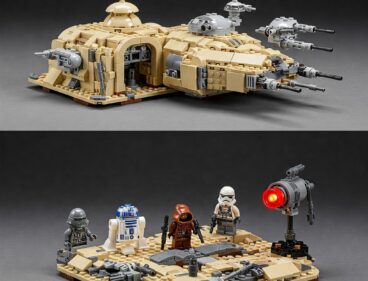 Klockowa Zatoka, Kołobrzeg, Lego Star Wars, Tatooine, R2-D2, Scarif, Lampa Mocy, wystawa klocków, Dzień Star Wars, atrakcje Kołobrzeg, makiety Lego, Gwiezdne Wojny